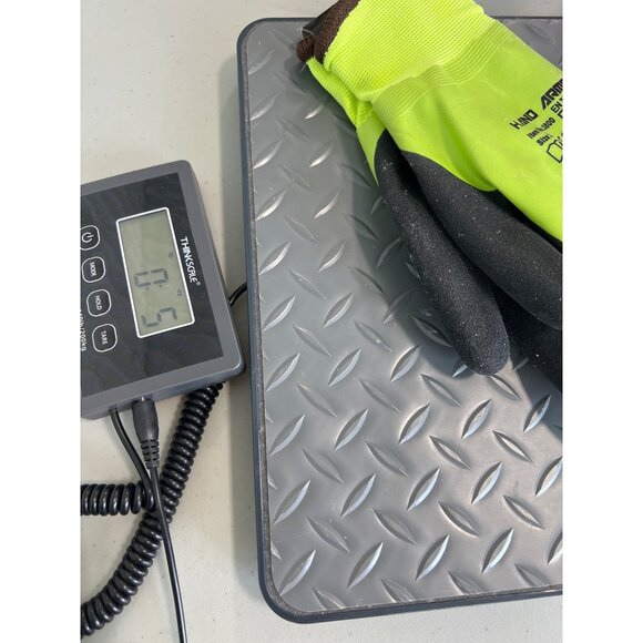 Hand Armor Thermal Waterproof Soft Work Gloves L Latex Coated Double Layer NEW - Picture 5 of 7